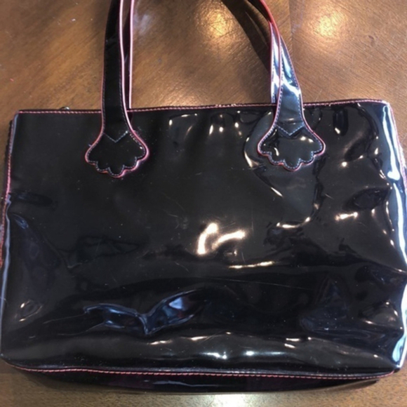 Stephanie Johnson Handbags - Stephanie Johnson for Saks Fifth Avenue Black Patent Leather Classic Bag Tote